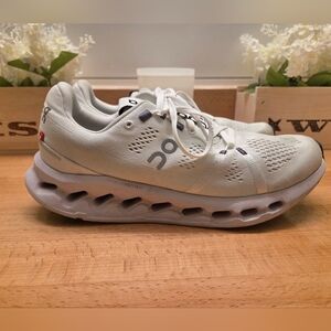 On Running Cloudsurfer Running Shoes White/Frost  Women's Size 10